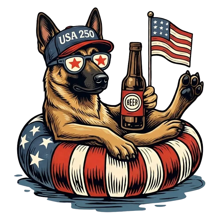 Comfort Colors® 250th Anniversary Dachshund 4th of July T-Shirt – Funny Patriotic Dog Lover Tee, Semiquincentennial USA 1776–2026 Shirt, Wiener Dog Independence Day Gift