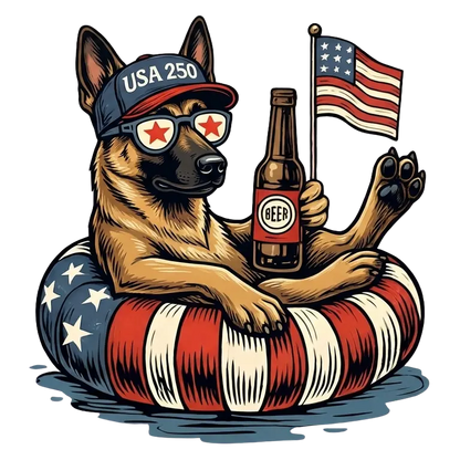Comfort Colors® 250th Anniversary Dachshund 4th of July T-Shirt – Funny Patriotic Dog Lover Tee, Semiquincentennial USA 1776–2026 Shirt, Wiener Dog Independence Day Gift
