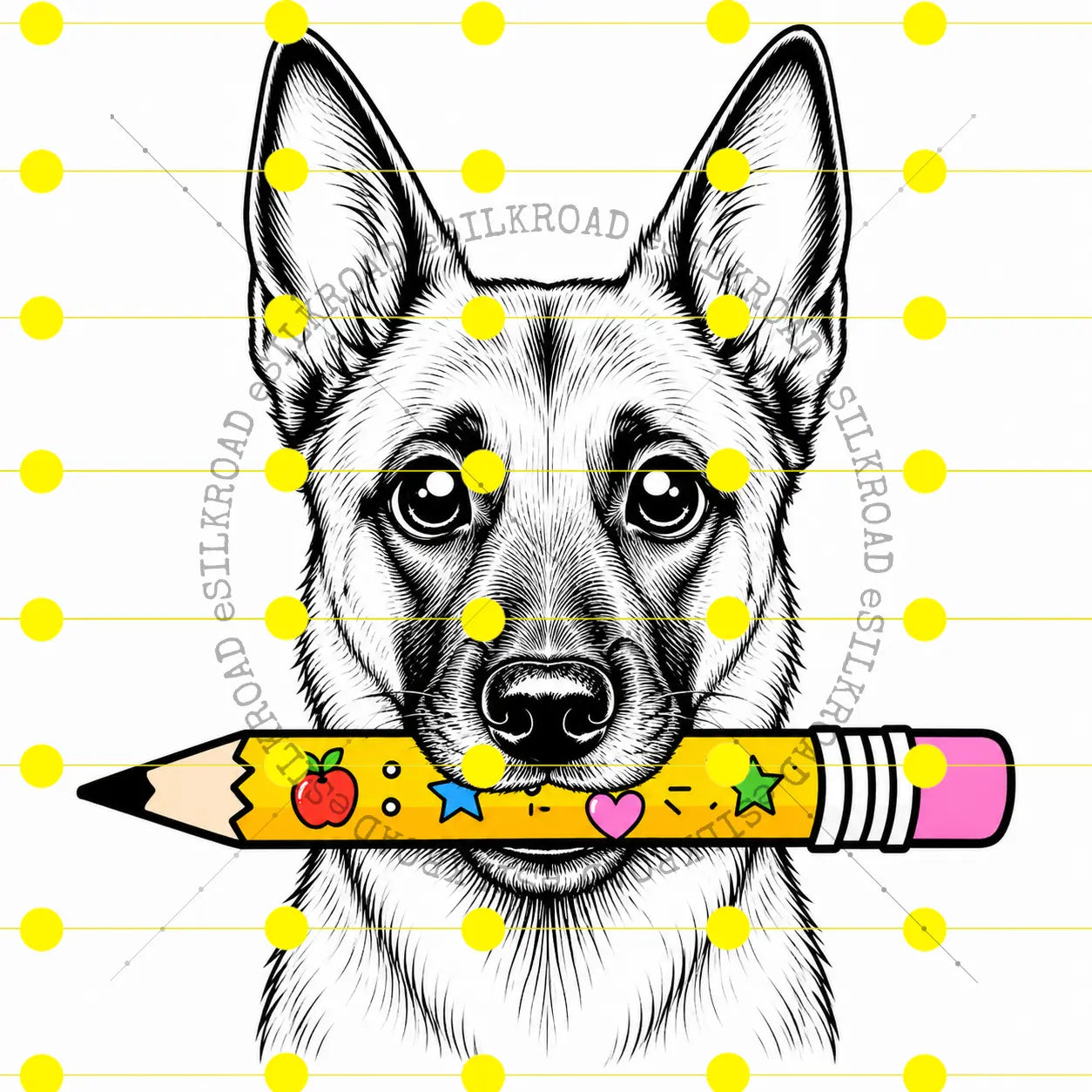 Comfort Colors® Dog Breeds Back-to-School T-Shirt – Retro First Day of School Pet Lover Graphic Tee, Vintage Educator Unisex Top