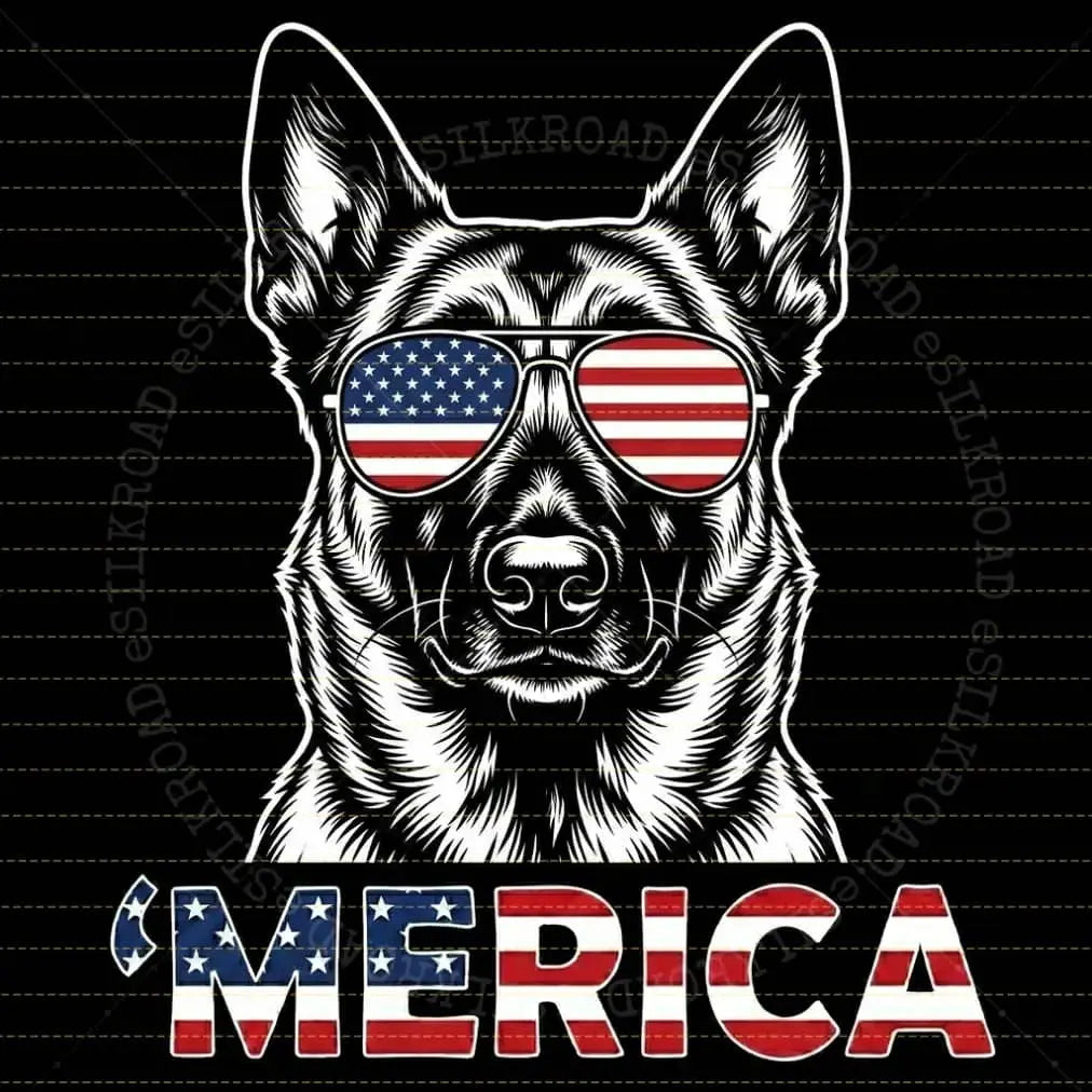 Comfort Colors® Vintage Dog 4th of July T-Shirt – Retro Patriotic Puppy Graphic Tee, Aesthetic Red White and Blue Dog Mom Dad Independence Day Top