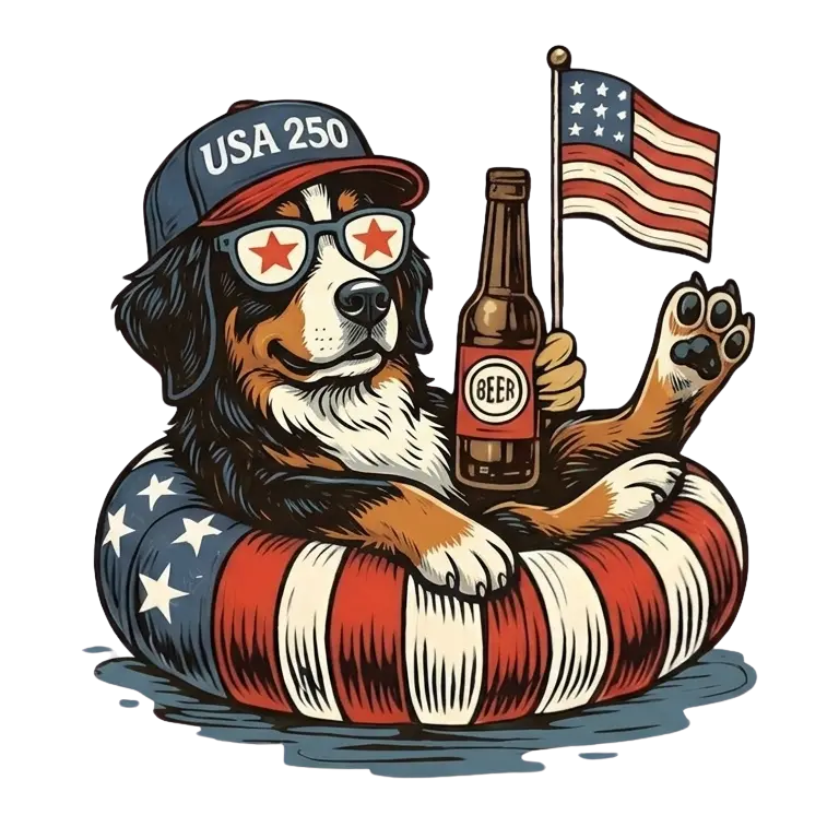 Comfort Colors® 250th Anniversary Dachshund 4th of July T-Shirt – Funny Patriotic Dog Lover Tee, Semiquincentennial USA 1776–2026 Shirt, Wiener Dog Independence Day Gift