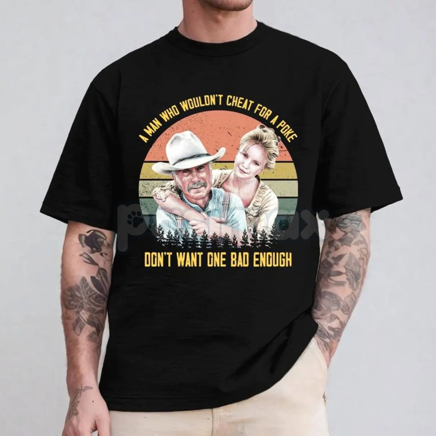 Best Cowboy Movie Quote Shirt - Vintage Western Movie 90s Tee, Iconic Old West Slogan, Unisex Classic Western Apparel-Pasimax