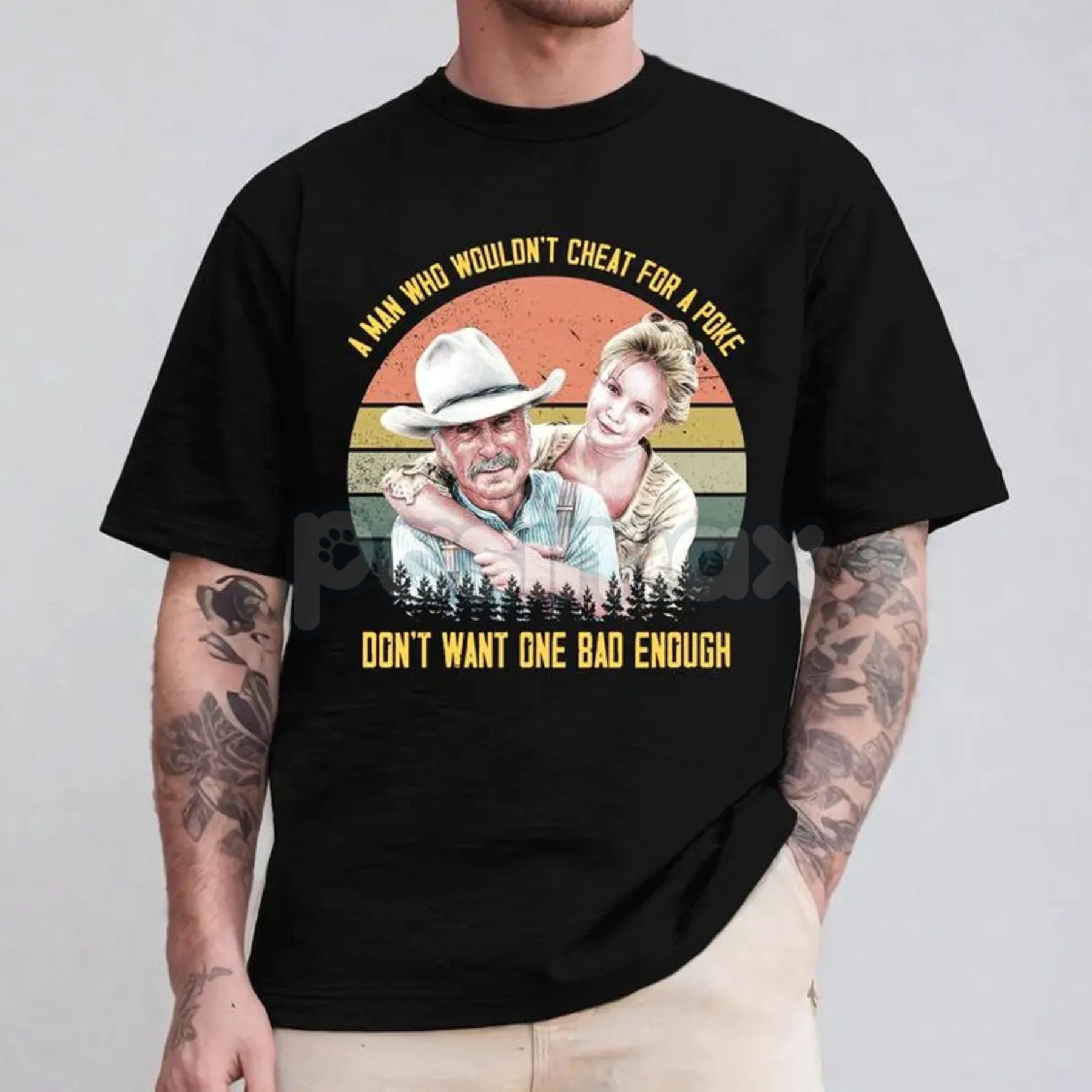 Best Cowboy Movie Quote Shirt - Vintage Western Movie 90s Tee, Iconic Old West Slogan, Unisex Classic Western Apparel-Pasimax