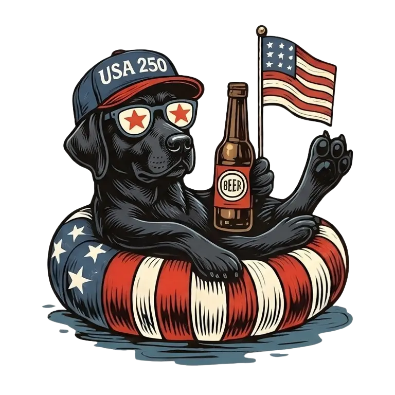 Comfort Colors® 250th Anniversary Dachshund 4th of July T-Shirt – Funny Patriotic Dog Lover Tee, Semiquincentennial USA 1776–2026 Shirt, Wiener Dog Independence Day Gift