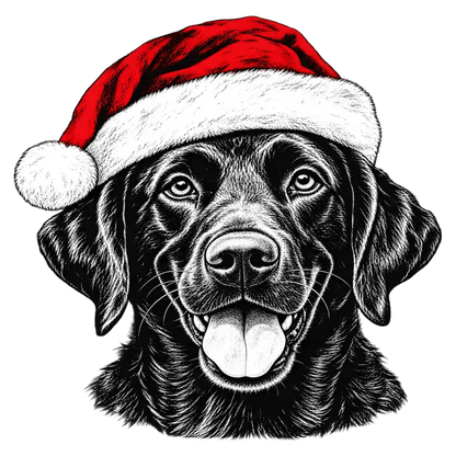 50 Dog Breeds Christmas Sweatshirt | Santa Hat Dogs Holiday Graphic Crewneck