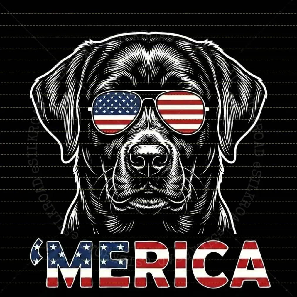 Comfort Colors® Vintage Dog 4th of July T-Shirt – Retro Patriotic Puppy Graphic Tee, Aesthetic Red White and Blue Dog Mom Dad Independence Day Top