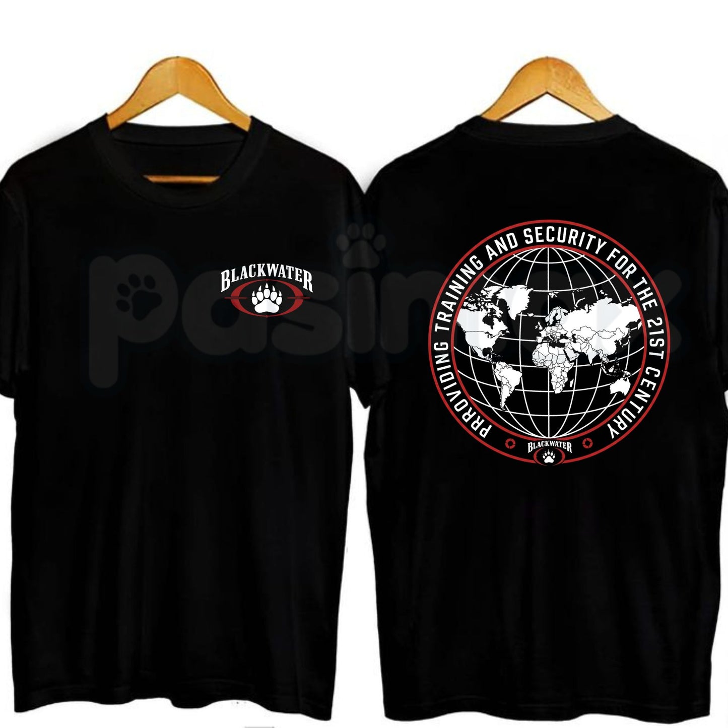 Blackwater Global Security Tactical T-Shirt – Iron Tactical PMC Military Contractor Graphic Tee-Pasimax