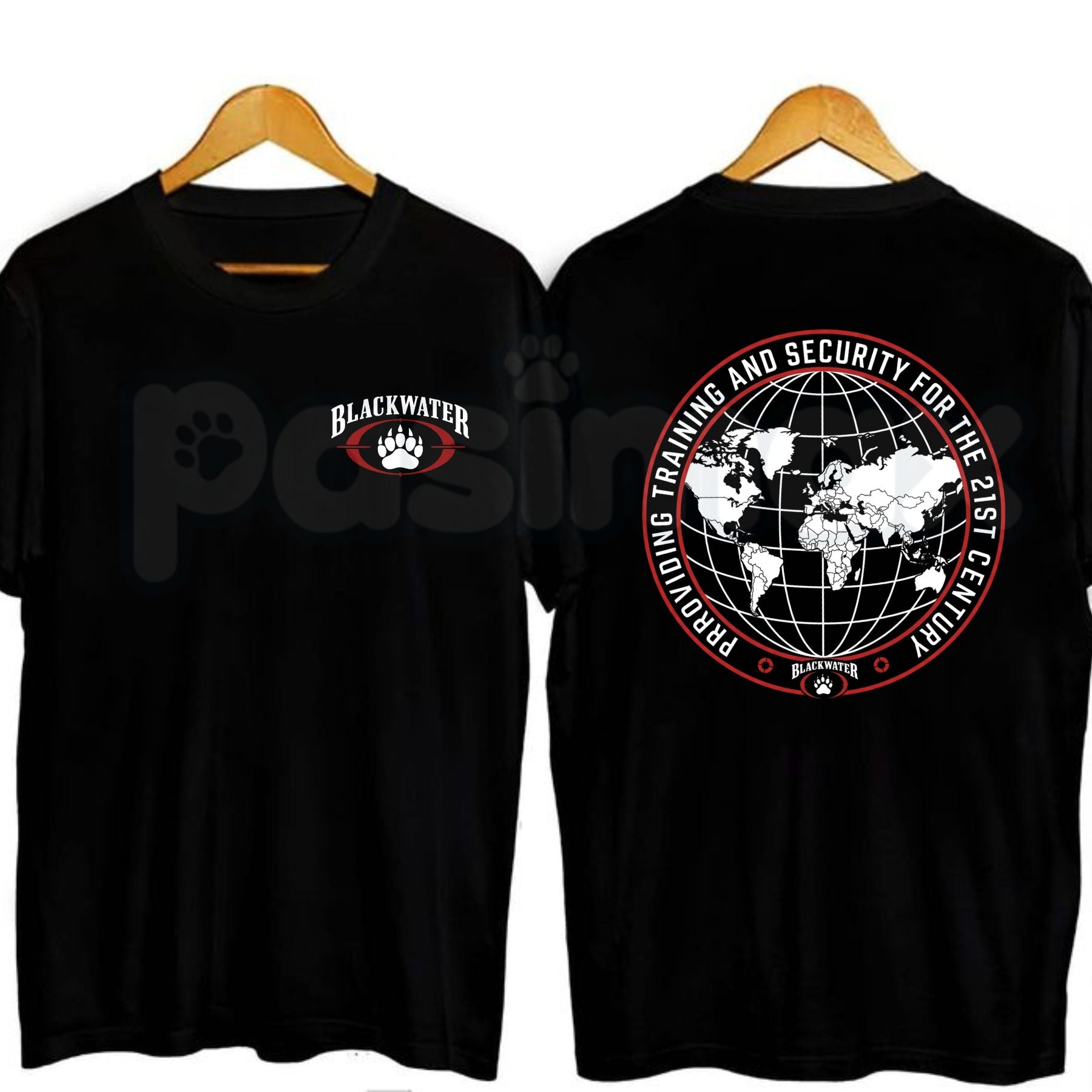 Blackwater Global Security Tactical T-Shirt – Iron Tactical PMC Military Contractor Graphic Tee-Pasimax
