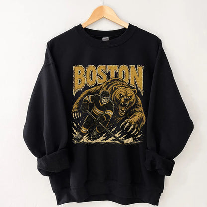 USA 32 Teams Ice Hockey Skull Sweatshirt | Vintage 90s All Team Sport Top