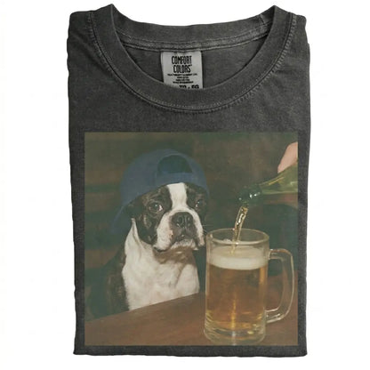 Comfort Colors® Custom Dog Breeds Beer T-Shirt – Vintage 90s Funny Edgy Dog Meme Tee, Aesthetic Brewery Lover Dog Dad Gift Shirt
