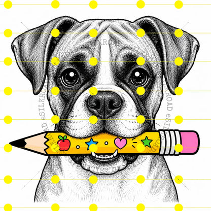 Comfort Colors® Dog Breeds Back-to-School T-Shirt – Retro First Day of School Pet Lover Graphic Tee, Vintage Educator Unisex Top