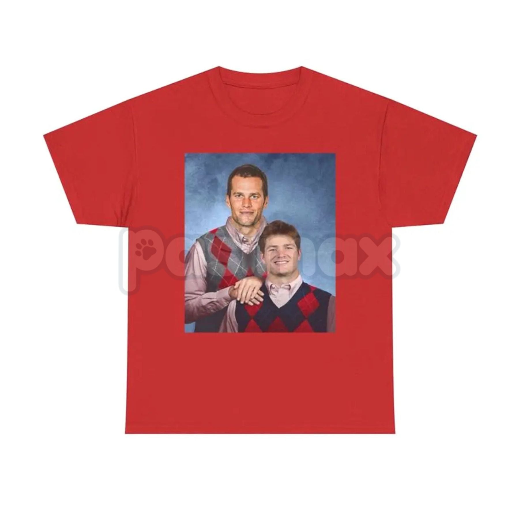 Brady & Maye Step Brothers T-Shirt - Funny Patriots Fan Apparel, NFL Rookie Parody Tee, New England Quarterback Humor Gift-Pasimax