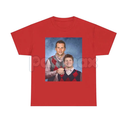 Brady & Maye Step Brothers T-Shirt - Funny Patriots Fan Apparel, NFL Rookie Parody Tee, New England Quarterback Humor Gift-Pasimax