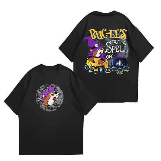 Buc-ee’s 2025 Halloween Glow-in-the-Dark T-Shirt - "Put a Spell on Me" Limited Edition Spooky Tee-Pasimax