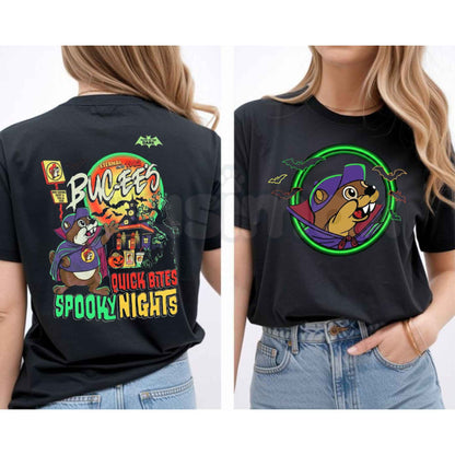 Buc-ee's Halloween 2026 Glow In The Dark T-Shirt – Quick Bites Spooky Nights Unisex Cotton Tee-Pasimax