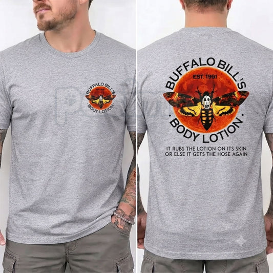 Buffalo Bill's Body Lotion Shirt – Silence Of The Lambs Horror Tee, Retro Halloween Movie Unisex Graphic T-Shirt-Pasimax