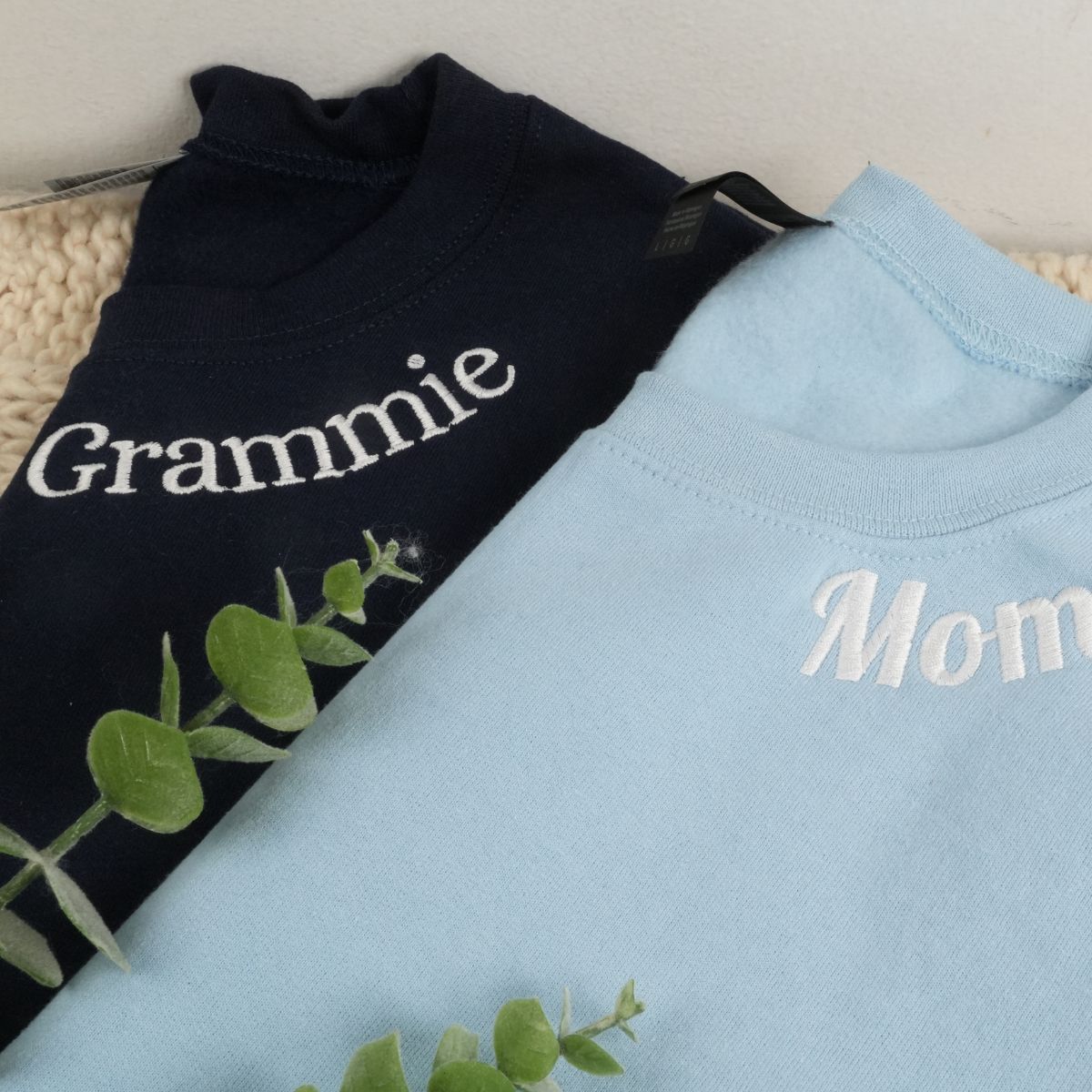 Custom Embroidered Grammie Sweatshirt & Hoodie - Gift for Grandma