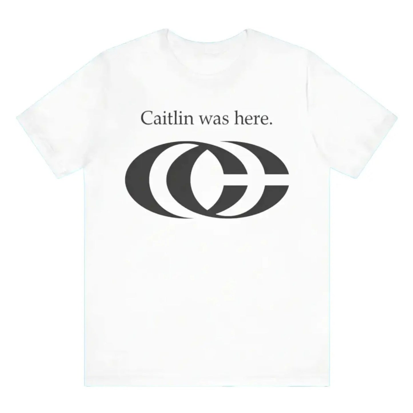 "Caitlin Was Here" T-Shirt - Caitlin Clark Fan Apparel, Western Style Meme Tee, Trendy Streetwear Gift-Pasimax