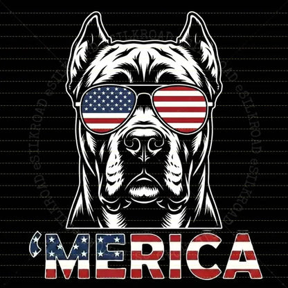 Comfort Colors® Vintage Dog 4th of July T-Shirt – Retro Patriotic Puppy Graphic Tee, Aesthetic Red White and Blue Dog Mom Dad Independence Day Top
