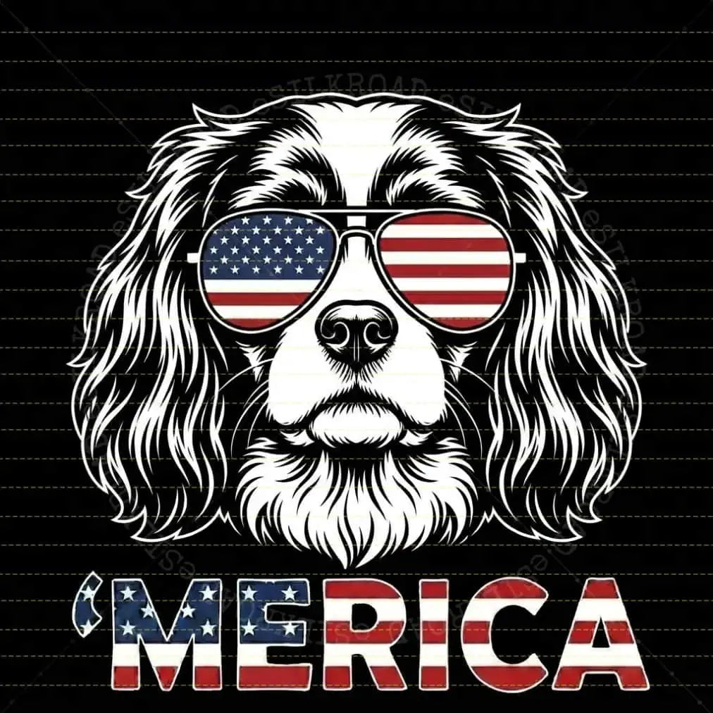 Comfort Colors® Vintage Dog 4th of July T-Shirt – Retro Patriotic Puppy Graphic Tee, Aesthetic Red White and Blue Dog Mom Dad Independence Day Top