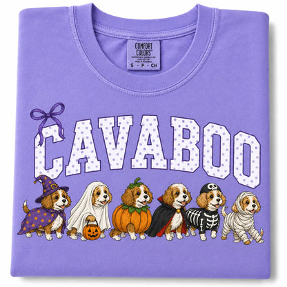 Comfort Colors® Dog Breeds Halloween T-Shirt – Funny Dog Mom Spooky Season Graphic Tee, Vintage Pet Lover Unisex Top