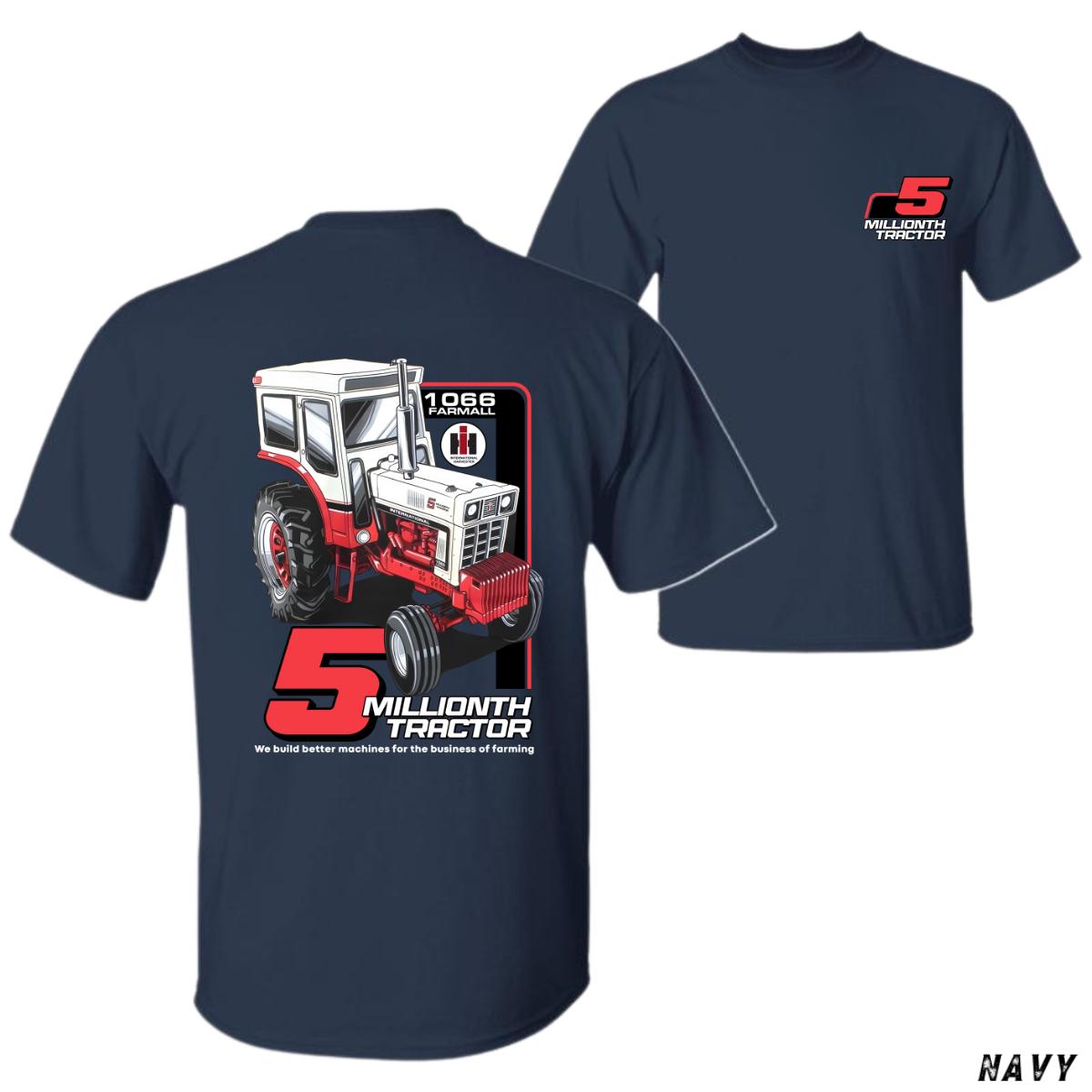 Celebrating 5 Million Tractors T-Shirt - Limited Edition Farming Milestone Tee, Unisex Collector's Apparel-Pasimax