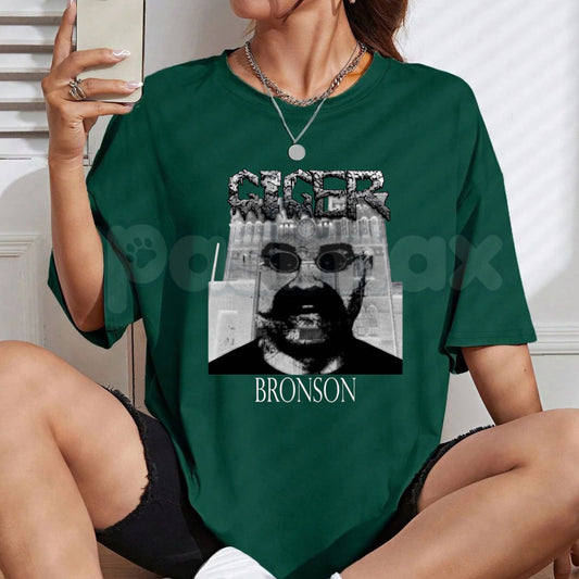 Charles Bronson Vintage Graphic T-Shirt – Retro Action Movie Cult Legend Tee-Pasimax