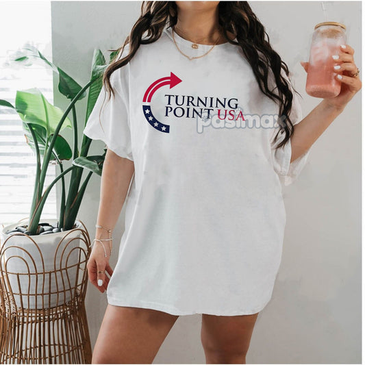 Charlie Kirk & Turning Point USA T-Shirt - Official TPUSA Apparel, Conservative Political Tee-Pasimax
