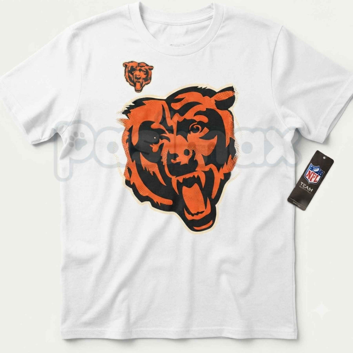 Chicago Bears Big Logo T-Shirt – Oversized Game Day Football Graphic Unisex Tee-Pasmax