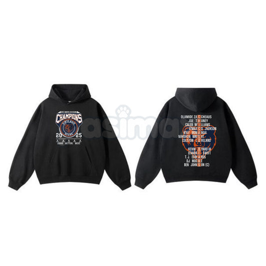 Chicago Bears NFC Champions Vintage Hoodie – Monsters of the Midway Tribute, Retro Football Streetwear, Unisex Pullover-Pasimax