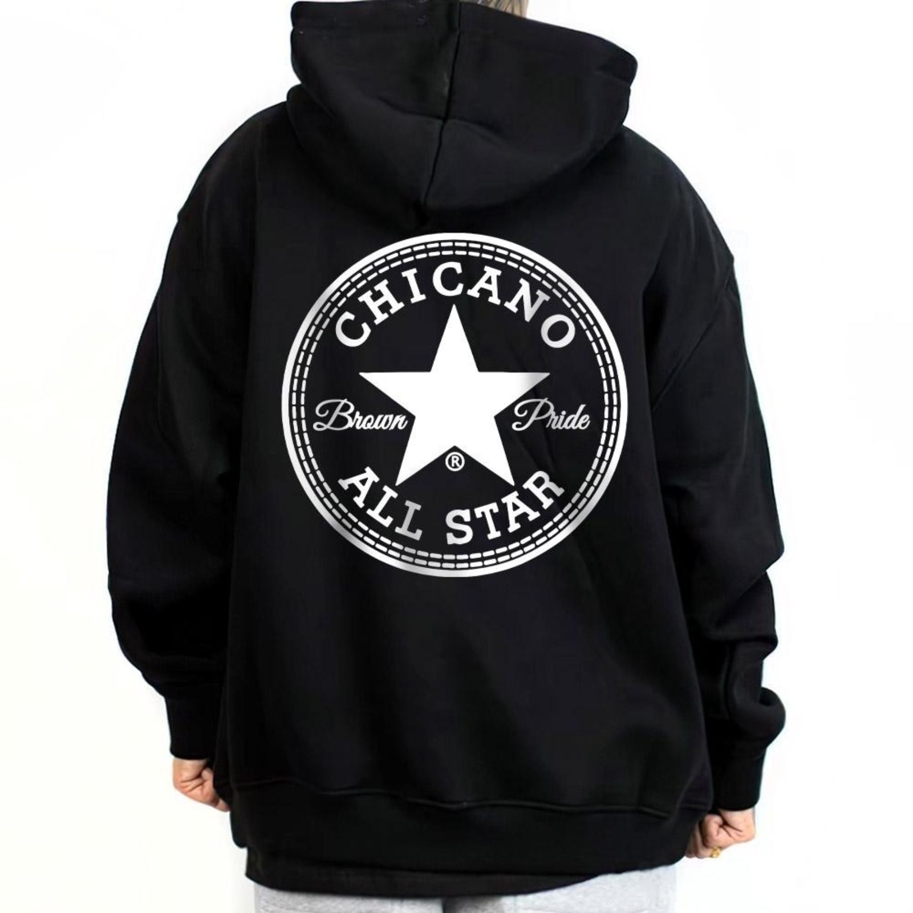 Chicano Brown Pride Hoodie – Mexican Culture & Chicano Style Art Graphic Pullover, Unisex for Men & Women-Pasimax