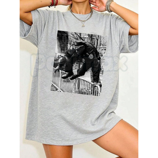 Chief Aaron Edwards American Hero T-Shirt - Honor & Legacy Memorial Graphic Tee, Premium 100% Cotton First Responder Tribute, Patriotic American Hero Apparel, Soft Lived-In Heavyweight Commemorative Top, Made in USA-Pasimax