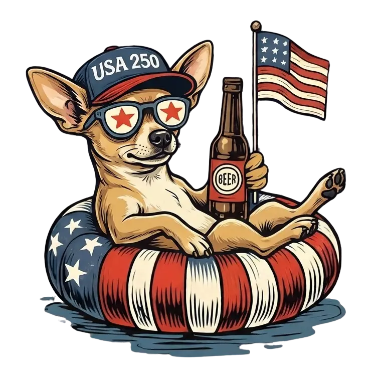 Comfort Colors® 250th Anniversary Dachshund 4th of July T-Shirt – Funny Patriotic Dog Lover Tee, Semiquincentennial USA 1776–2026 Shirt, Wiener Dog Independence Day Gift