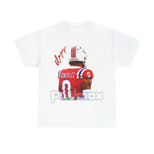Christian Gonzalez T-Shirt - Patriots Cornerback Graphic Tee, Future of the Defense Apparel-Pasimax