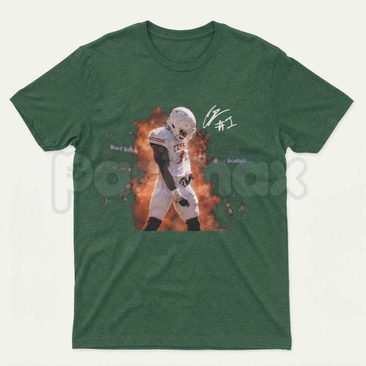 Colin Simmons Grotesque Sack Celly T-Shirt – College Football Defense Unisex Tee-Pasimax