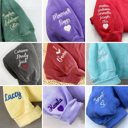 Custom Embroidered Boy Mom Club Sweatshirt Personalized Mother's Day Gift for Mom High-Quality Embroidery