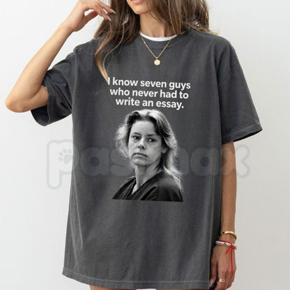Comfort Colors® Aileen Wuornos Quote True Crime T-Shirt – Retro Essay Graphic Tee, Vintage Dark Comedy Unisex Top & Serial Killer Merch Gift-Pasimax