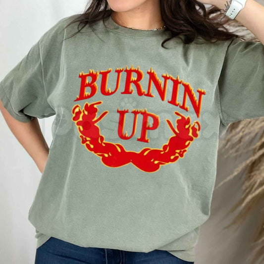 Comfort Colors® Burning Up Tour 2026 T-Shirt – "Burning Up All Over Again" Retro Concert Graphic Tee, 2000s Pop-Rock Fan Unisex Top-Pasimax