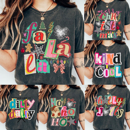 Comfort Colors® Christian Faith Y2K T-Shirt – Retro Positivity Collage, Trendy Coquette Aesthetic, Ransom Letter Typography Tee-Pasimax
