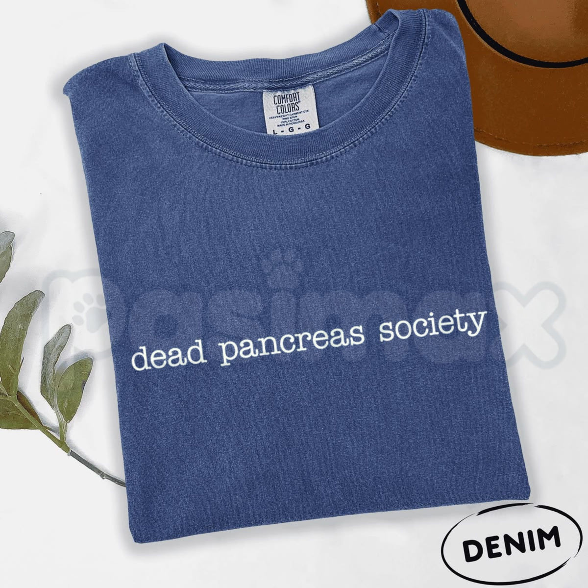 Comfort Colors® Dead Pancreas Society T-Shirt – Retro Type 1 Diabetes Awareness Graphic Tee, Funny Medical Humor Unisex Top & Gift-Pasimax