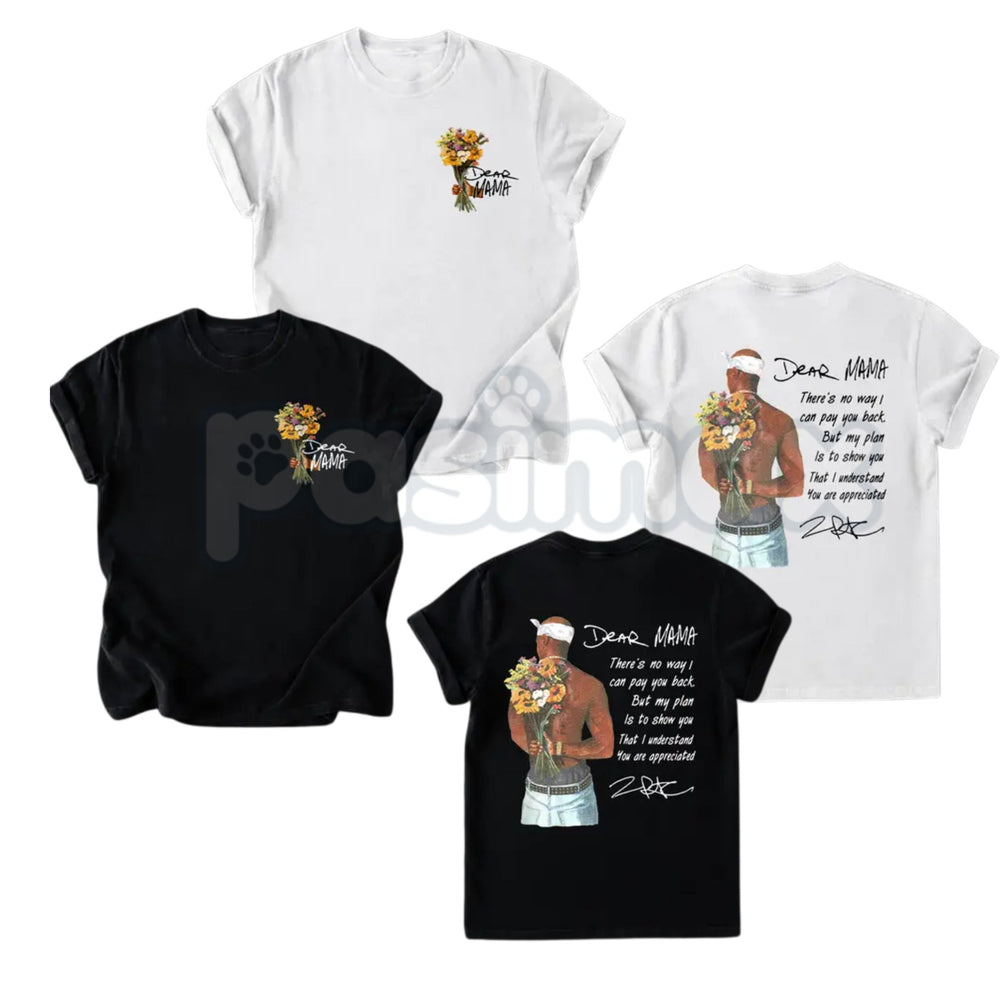 Dear Mama Tupac Comfort Colors Vintage Hip Hop Tee – Pasimax