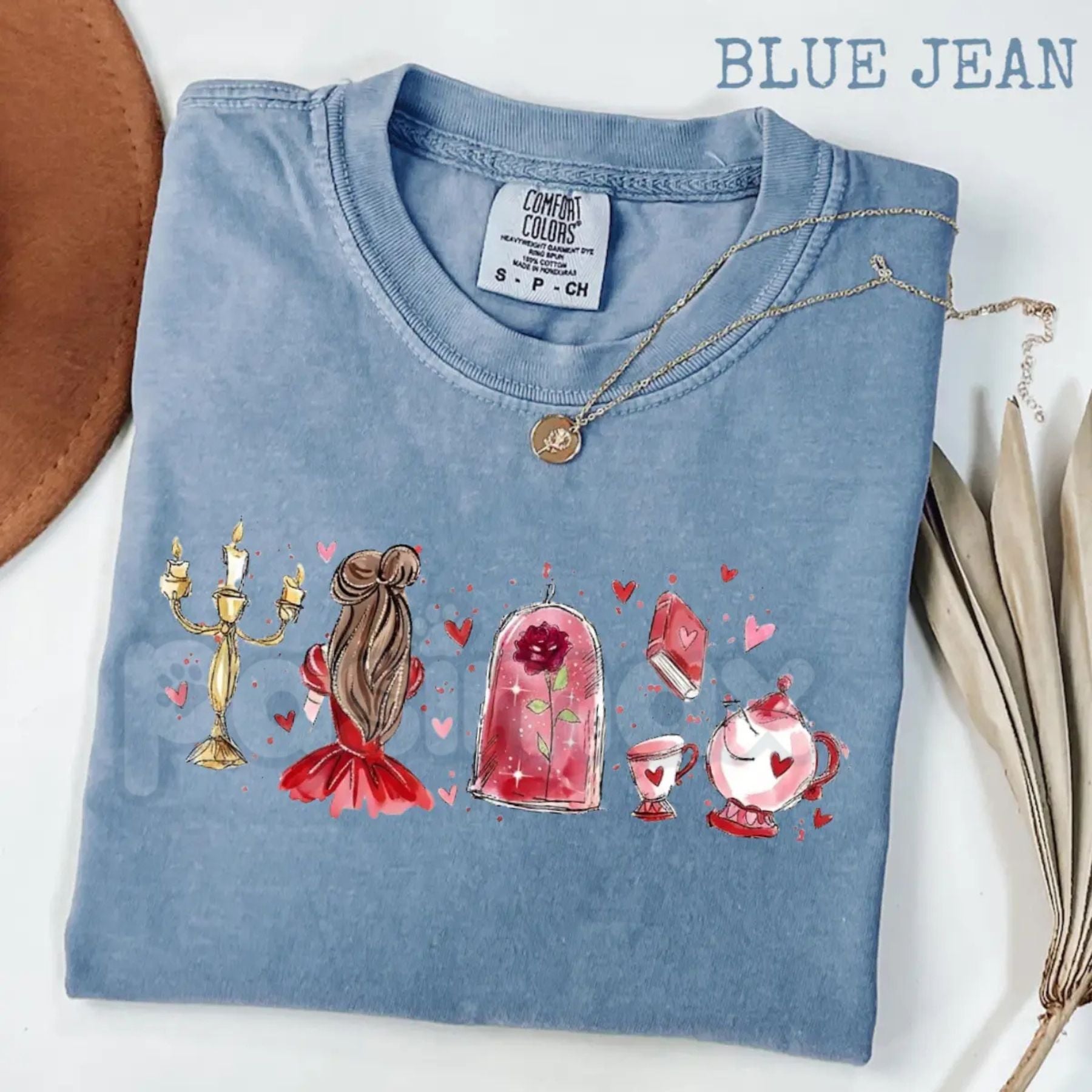 Comfort Colors® Enchanted Romance T-Shirt – Fairy Tale "Tale as Old as Time" Tee, Girly Coquette Valentine Shirt, Soft Girl Aesthetic Bookish Gift-Pasimax
