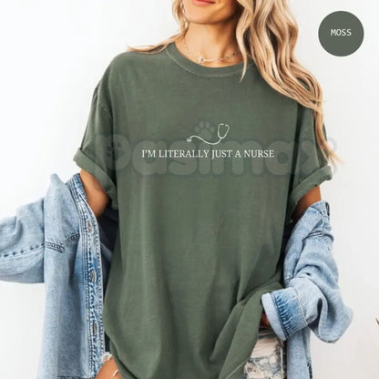 Comfort Colors® Funny Nurse Quotes T-Shirt – Sarcastic Nursing Humor Tee, Retro RN LPN Medical Apparel, Healthcare Hero Gift-Pasimax