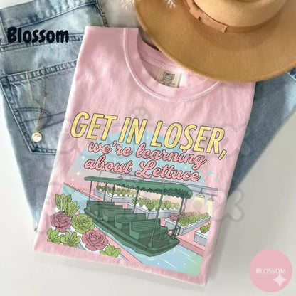 Comfort Colors® "Get In Loser" Magical Journey T-Shirt – Playful Future Land Graphic Tee, Aesthetic Retro Theme Park Trip Shirt, Trendy Vacation Top-Pasimax