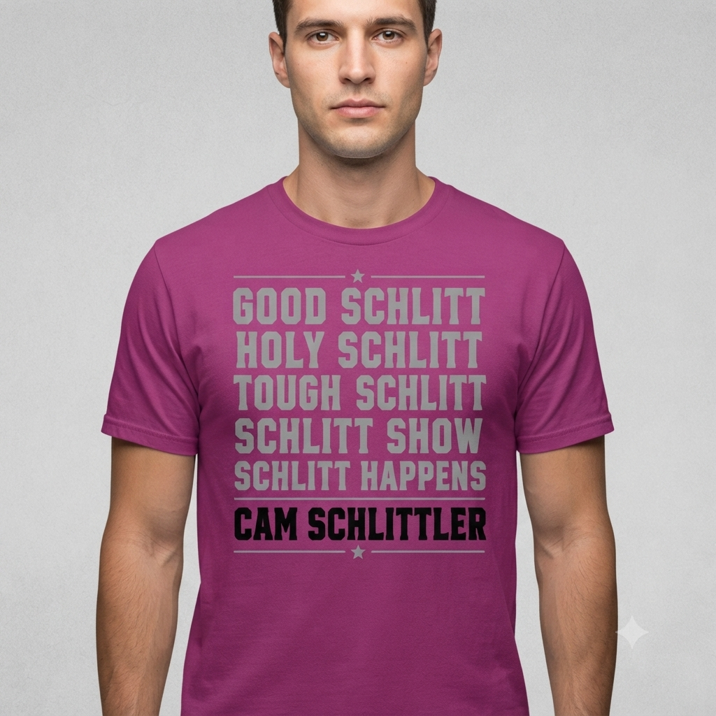 Comfort Colors® Good Schlitt T-Shirt – Holy Schlitt & Cam Schlittler Fan Graphic Tee, Retro Baseball Pun Unisex Top & Gift-Pasimax