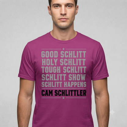 Comfort Colors® Good Schlitt T-Shirt – Holy Schlitt & Cam Schlittler Fan Graphic Tee, Retro Baseball Pun Unisex Top & Gift-Pasimax