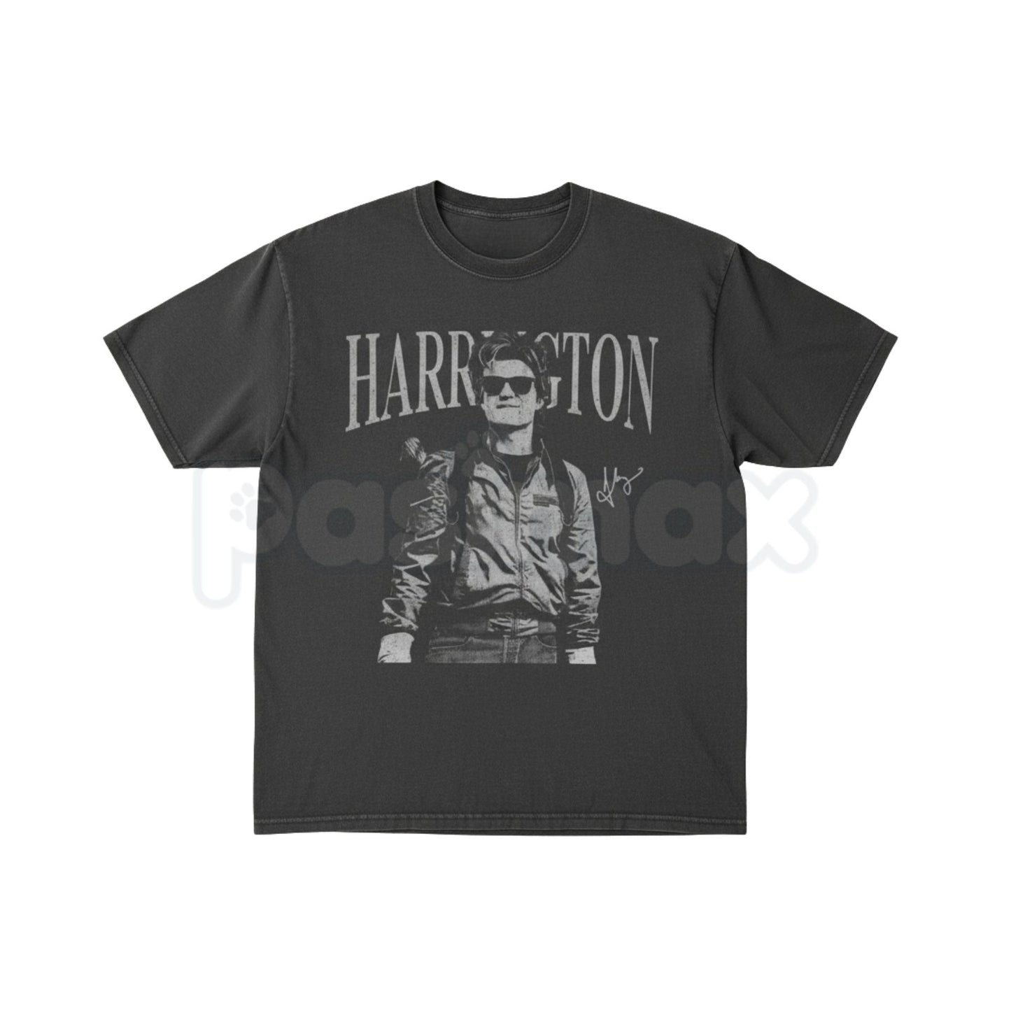 Comfort Colors® 'Harrington' Unisex Heavy Cotton T-Shirt – Custom Name Retro Graphic Tee, Vintage Style Comfort Shirt-Pasimax