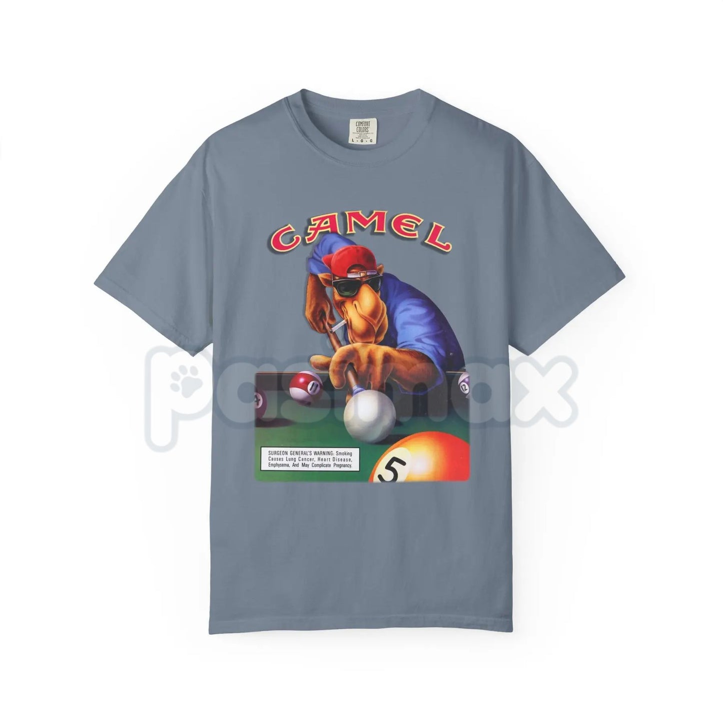 Comfort Colors® Joe Camel "Smooth Character" T-Shirt – Vintage 90s Streetwear Tee, Retro Pool Hall Camel Graphic, Nostalgic Vaporwave Aesthetic Shirt-Pasimax
