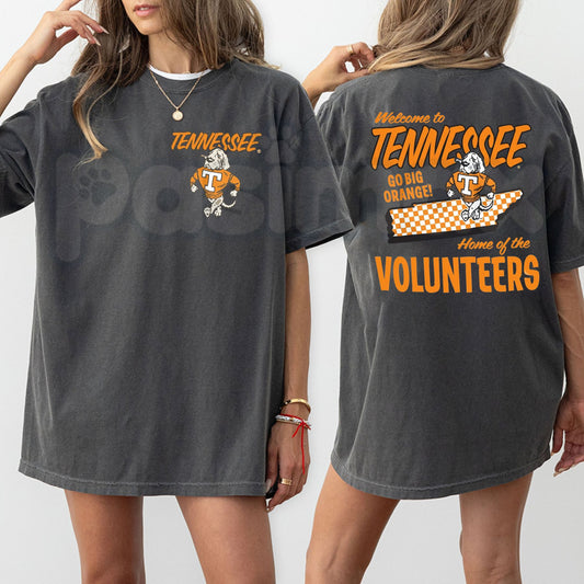 Comfort Colors Men's University of Tennessee Welcome to Tennessee Short Sleeve T-Shirt-Pasimax
