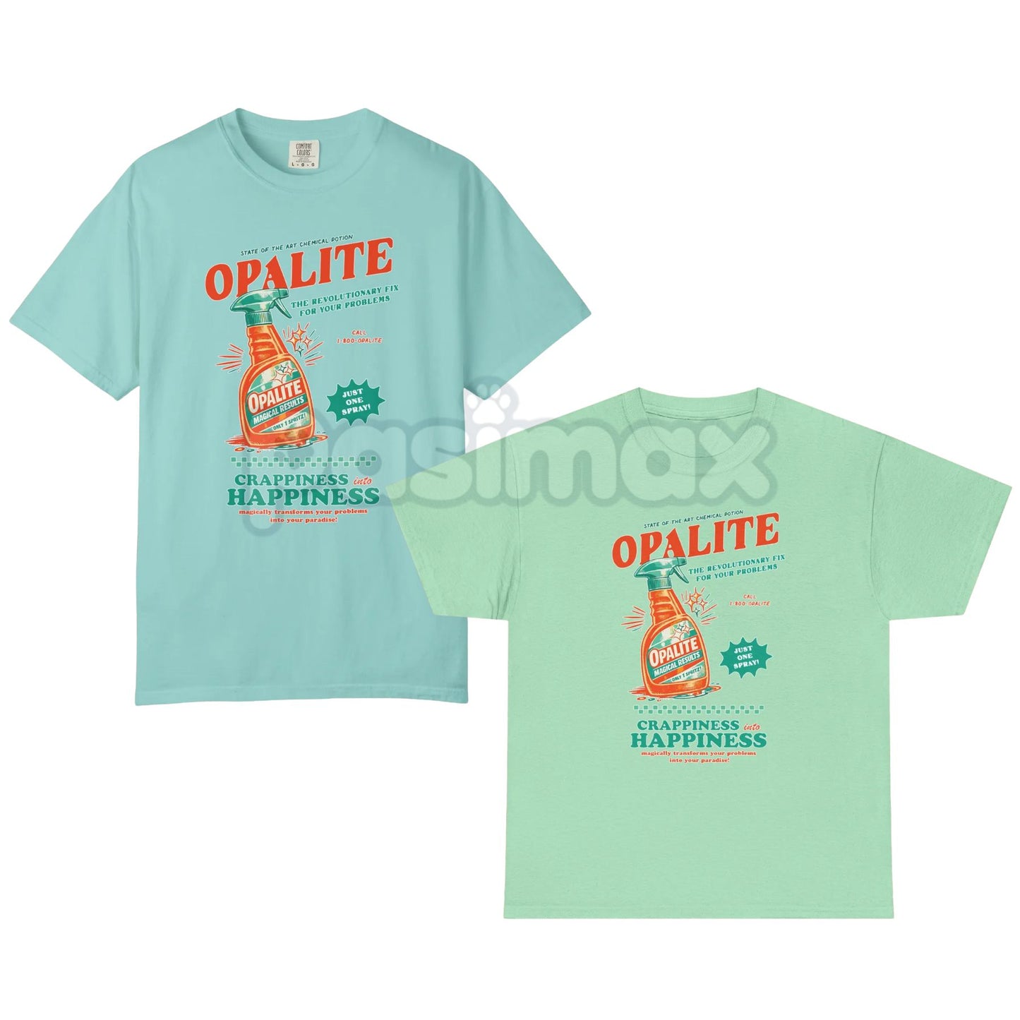 Comfort Colors® Opalite Magical Result T-Shirt – Aesthetic Crystal Healing Tee, Spiritual Manifestation Shirt, Celestial Gemstone Graphic Top-Pasimax